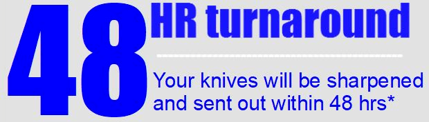Fast Knife Sharpening Service